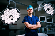 John Trantalis in surgery